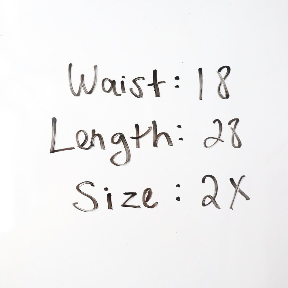 Naked Wardrobe Black Midi Pencil Skirt Plus Size 2X Viscose Stretch - Picture 7 of 8